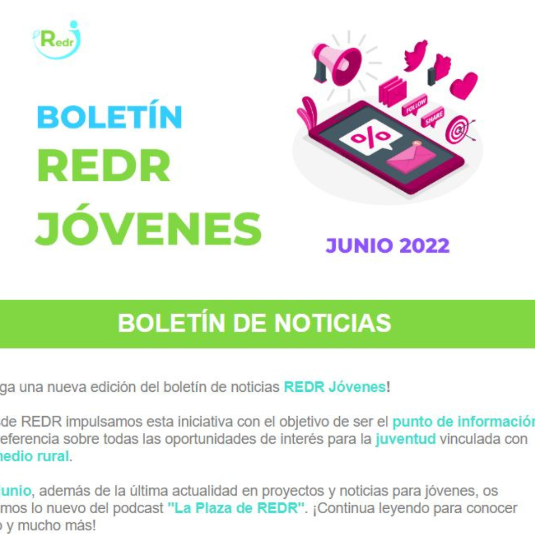 Boletín REDR Jóvenes Junio 2022