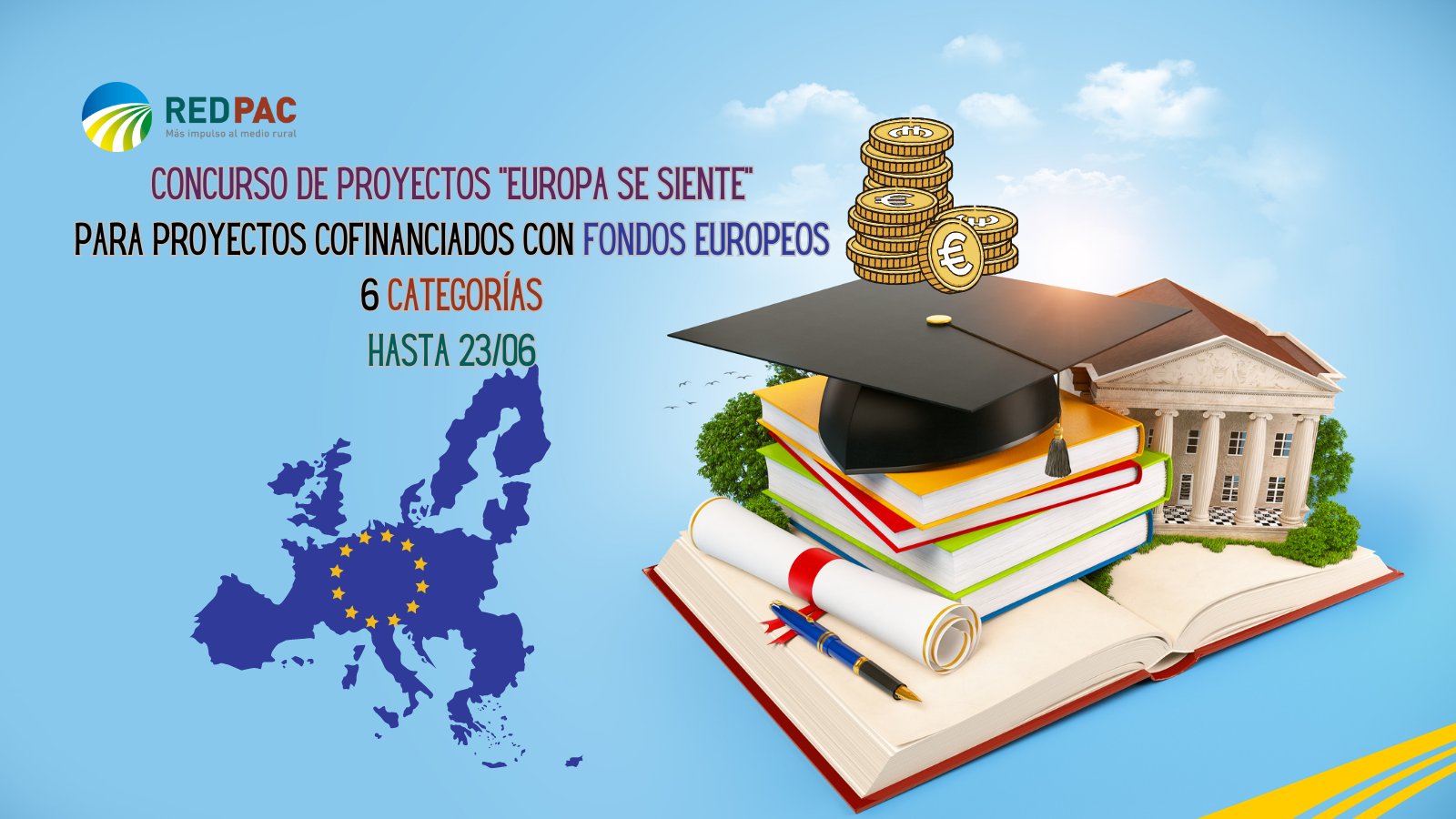 El “Concurso de comunicación de Fondos Europeos” premia a los proyectos que se hayan ejecutado a través de fondos europeos en España