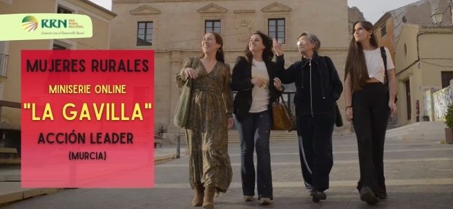 Mujeres rurales. Cartel miniserie La Gavilla